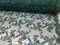 1 Yard Hunter Green Metallic Flowers Sequins Mesh Lace Fabric for Tablecloths and Costumes